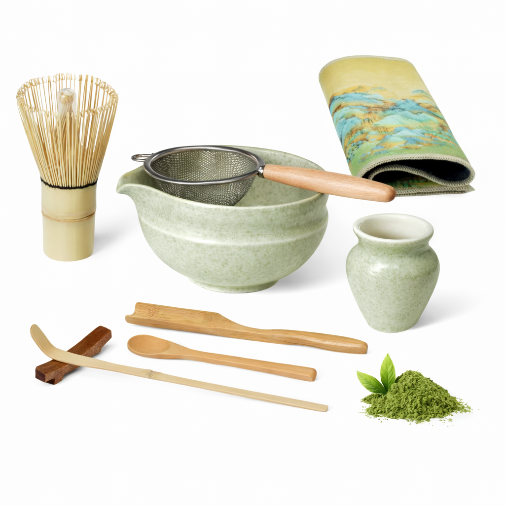 Imperial Uji Matcha Ritual Set – Complete 7-Piece Ceremonial Collection